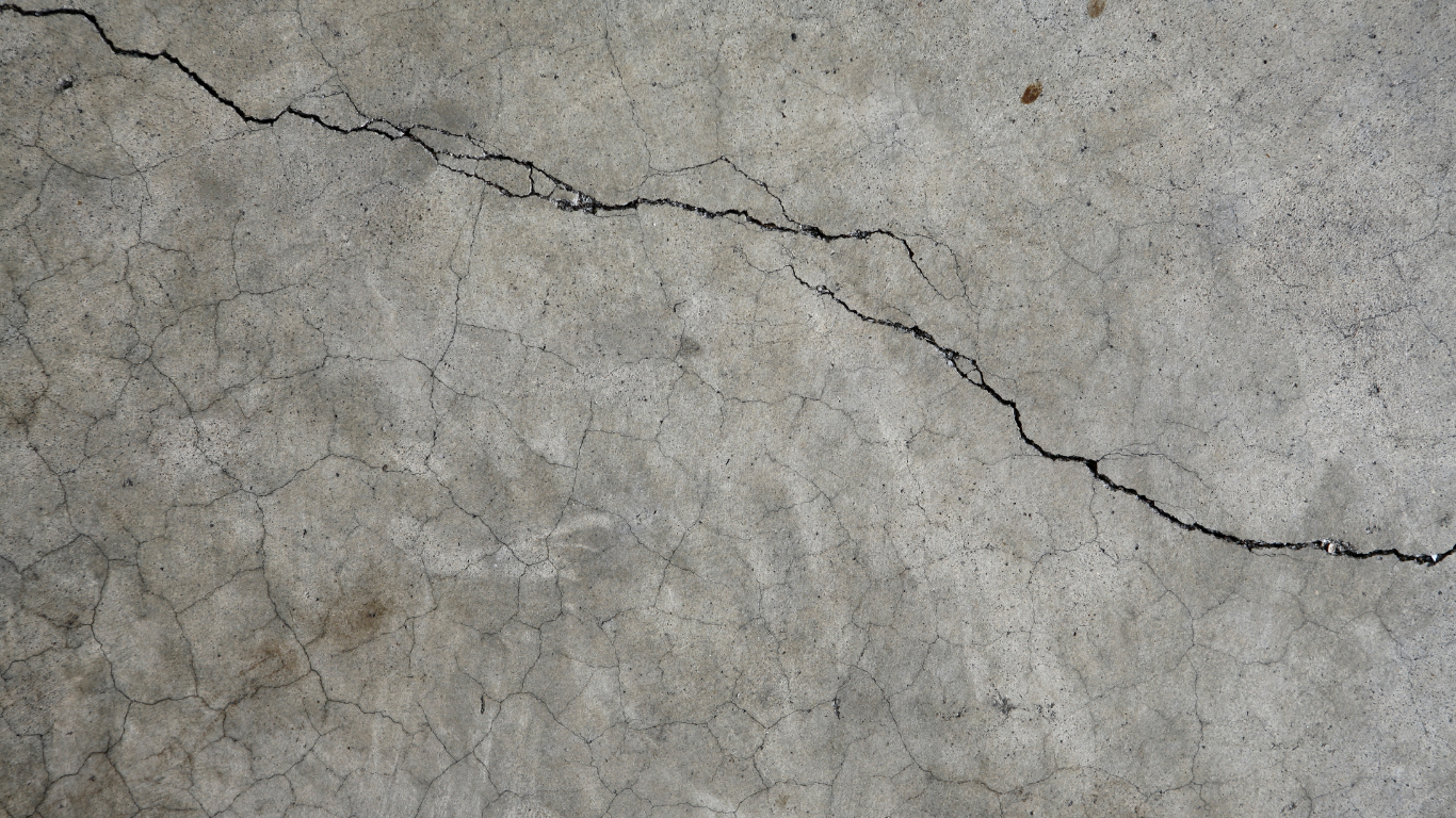 Piso com problema na junta de dilatação